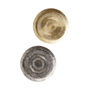 Sous-verres en métal à motif de feuilles, finition en laiton doré, meilleure forme pour la maison et les hôtels, dessous de verre pour servir le thé et le café sur la table - Product Image 2