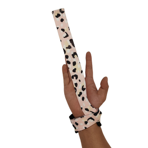 Correas de Levantamiento de Pesas Acolchadas Antideslizantes de Algodón sin Elástico, Estampado de Leopardo, Unisex, Accesorios de Gimnasio al por Mayor, Entrenamiento de Fuerza - Product Image 5