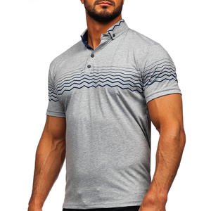 Ropa de Golf Personalizada de Alta Calidad, Material Deportivo de Secado Rápido, Corte Ajustado, Camiseta Polo Deportiva Estampada para Hombre - Product Image 3