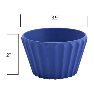 Bol rond en bambou peint sur mesure Vaisselle Ustensiles de cuisine Écologiquement et sans danger pour la santé Produits vietnamiens en gros. - Product Image 3