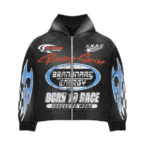 100% coton hommes vêtements d'hiver personnalisés de haute qualité élégant OEM ODM couleur beige survêtements ensembles à la mode - Product Image 3