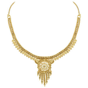 เครื่องประดับตามเทศกาลแบบดั้งเดิมเครื่องประดับทองเหลืองเทียมพร้อมมุกสร้อยคอแฟชั่นเครื่องประดับสำหรับส่งออก - Product Image 4