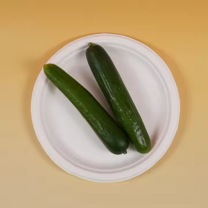 Plato desechable redondo de 7 pulgadas que garantiza la seguridad alimentaria con 100% sin PFAS, productos químicos no tóxicos, fibras vegetales sostenibles - Product Image 4