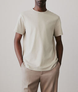 Vente directe d'usine, t-shirt vintage 100% coton, coupe classique, style usé, haute qualité, t-shirts légers pour hommes - Product Image 1