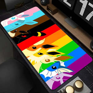 XXL pour Pokémon Arc En Ciel Tapis de souris de jeu surdimensionné pour le confort et le style - Product Image 2