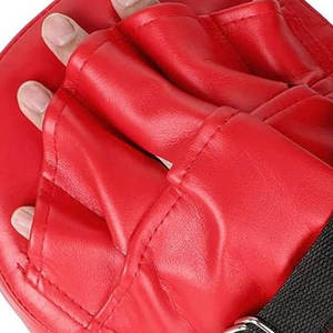Manoplas de boxeo con estampado personalizado más vendidas, almohadillas de enfoque directas hechas en fábrica, manoplas de perforación de cuero PU para entrenamiento - Product Image 4