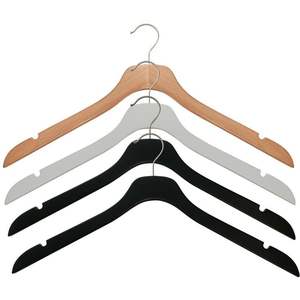 ไม้แขวนเสื้อไม้สนแบบสั่งทำ | ไม้แขวนเสื้อไม้หรูหราสำหรับแบรนด์แฟชั่นและการตกแต่งภายในโรงแรม - Product Image 5