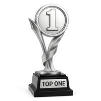 Trophée Métallique Personnalisé de Grande Taille pour Souvenir d'Entreprise, Récompense Sportive, Récompense
