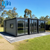 Rumah Kontainer Prefabrikasi Mewah 20Ft 40Ft yang Dapat Diperluas, 2 3 4 5 Kamar Tidur, Portabel, dan Aman untuk Luar Ruangan