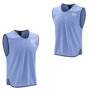 Gilet d'entraînement de football réversible avec décolleté profond, bavoir de football respirant, modèle personnalisé, options grande taille, meilleures ventes - Product Image 1