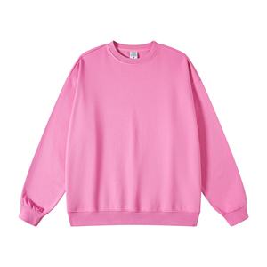 <b>Mens</b> Hoodies Sweatshirt Custom Logo Embroidery Blank Cotton Unisex Oversized Crewneck Hoodies - Product Image 6