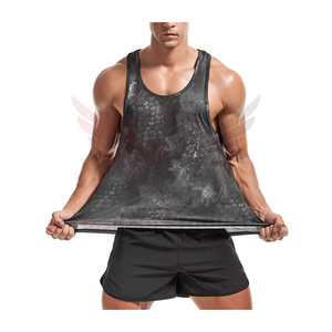 Débardeur Offre Spéciale avec logo personnalisé pour hommes, gilet d'entraînement respirant avec design musculaire décontracté, vêtements de sport de couleur unie - Product Image 2