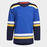 Maillot de hockey sur glace de haute qualité, nouvelle arrivée, 100% polyester, respirant, séchage rapide, antibactérien, anti-UV, sans couture, nom d'équipe personnalisé