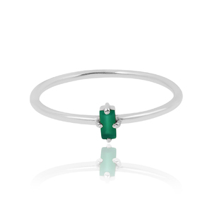 Anillo de piedra granate de Plata de Ley 925 con piedras preciosas naturales minimalistas ahora a precio de fábrica - Product Image 4