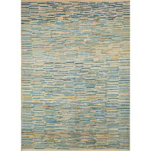 Tapis en laine noué à la main Nuray Blue, motif abstrait, tapis de salon, tapis rectangulaire pour couloir, tapis de chambre à coucher en patchwork - Pae-343 - Product Image 1
