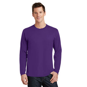 T-shirt à manches longues pour homme, best-seller, tissu respirant, logo personnalisé et options de couleurs disponibles, parfait pour la vente en gros et au détail - Product Image 1