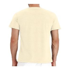 Vente Complète Pas Cher Couleur Unie Manches Courtes Col Rond 100% Coton T-shirt En Jersey Simple Du Bangladesh Prix Usine - Product Image 2