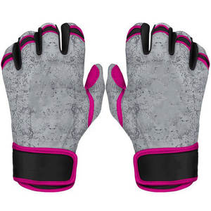 Fabrication de gants de baseball professionnels Vente en gros Équipement de baseball Gants de frappeur Conception personnalisée Logo Gants de baseball en cuir - Product Image 1