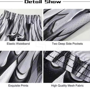 <b>Men's</b> Quick Dry Gym <b>Shorts</b> Custom Logo Bermuda Sports <b>Short</b> for Summer Workout <b>Jogging</b> Running-Plus Size Basketball Sweatpants - Product Image 3