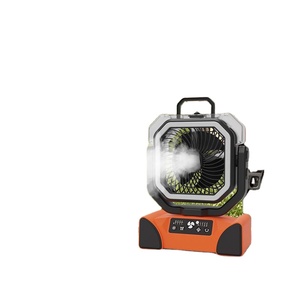 Portable Camping <b>With</b> <b>Remote</b> <b>Control</b> Timer 90° Oscillating Rechargeable Tent <b>Fan</b> for Outdoor Hiking Backpacking - Product Image 1