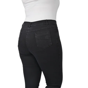 Hot Selling Custom Women Denim Pants Breathable Eco-Friendly Casual <b>Skinny</b> Fit 100% Cotton High Quality - Product Image 4