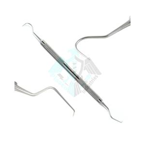 Emballeur de cordon gingival dentaire 3 pièces avec dentelure Placement du cordon atraumatique en acier inoxydable - Product Image 4