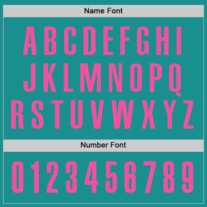 Camiseta Polo Sublimada Personalizada en Verde Azulado con Nombre de Equipo y Número de Jugador Personalizados, Ropa Deportiva Elegante y Cómoda - Product Image 5