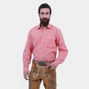 กางเกงขาสั้นหนังบาวาเรียแบบดั้งเดิมสไตล์เยอรมันพร้อมผ้าปักสำหรับเทศกาลวัฒนธรรมและงานเทศกาล - Product Image 1