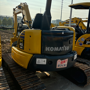 Excavadora usada de 4 toneladas Komatsu 40MR Modelo compacto Excavadora usada Komatsu 40MR con bajas horas y fuerte rendimiento del motor - Product Image 5