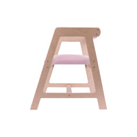 Kursi Meja Belajar Anak Warna Pink Horns Web Berbahan Kayu Satu Ukuran untuk Aktivitas Belajar TR Made