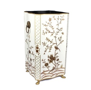 Top Selling Unique Design Indoor Waste <b>Bin</b> in <b>Metal</b> with Gold Plated Finished Perfect Customized Size Shape Colour - Product Image 2