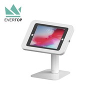Kiosque de table de comptoir en métal LST10-H pour iPad Kiosque de tablette de table antivol Kiosque de tablette avec serrure