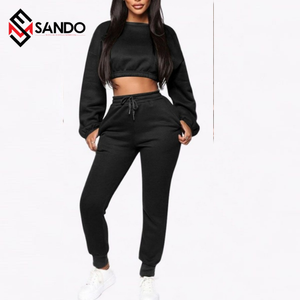 Ensemble de sport pour femmes, 2 pièces, vêtements d'entraînement, de Fitness, avec logo personnalisé - Product Image 1