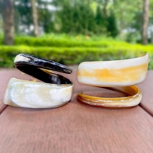 Wholesale Price Elegant Luxury horn cufflinks with unique designs for formal occasions & groomsmen gifts By HF CRAFTS - Product Image 3