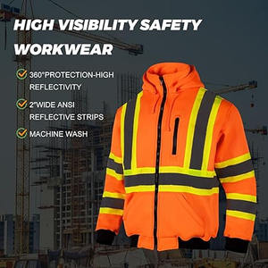 Veste de sécurité vente en gros de haute qualité légère professionnelle OEM ODM 2022 veste de sécurité à glissière avant pour hommes fabriquée par des vêtements de sport - Product Image 2