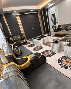 Sièges au sol orientaux, canapé ethnique, canapé Majlis arabe, canapé de style ottoman, ensemble Jalsa arabe, sièges au sol orientaux de luxe - Product Image 3