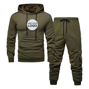 Conjunto Deportivo Personalizado con Capucha para Hombre, Sudadera con Cremallera, Ropa Deportiva Informal para Entrenamiento - Product Image 1