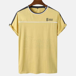 Camiseta de hombre hecha a medida 100% algodón talla grande precio al por mayor con logotipo personalizado - Product Image 1