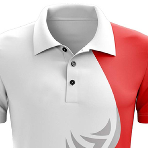 Vente en gros de polos 100% coton avec logo brodé T-shirts polo de golf unis Chemise polo personnalisée - Product Image 4