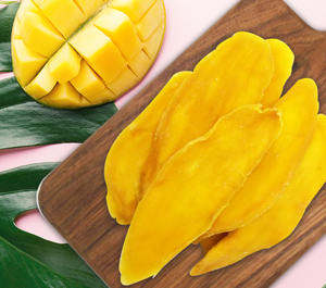 Vegano Friendly Chewy Mango Chewy rodajas de mango tropical, naturalmente dulce, bocadillo saludable para dietas veganas y sin gluten. - Product Image 1