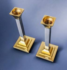 Portavelas de Metal hecho a mano, candelabros decorativos elegantes para el hogar, Hotel, boda y uso de exhibición de mesa - Product Image 5