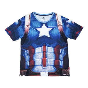 DisneyAuthorized FAMA <b>Certificated</b> DTG Custom Printing Heavy Weight 180 240 300 Gsm Tshirt Cotton Tshirts with Custom Label - Product Image 1