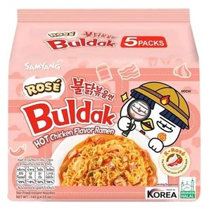 Factory Price SAMYANG Hot <strong>Chicken</strong> Rose Ramen 140g Korean Spicy Noodle Best Quality Fast Delivery Popular Instant Food Wholesale - Product Image 3