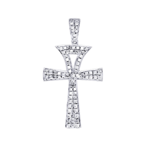 Colgantes de letras heladas de rapero de Hip Hop cultivado en laboratorio VVS hechos a medida Material de oro de 10K/14K chapado en oro para regalo - Product Image 1