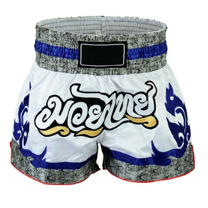 Pantalones cortos duraderos resistentes al desgarro Muay Thai Boxing Fight Kickboxing Grappling Training Workout Gym Shorts para hombres - Product Image 1