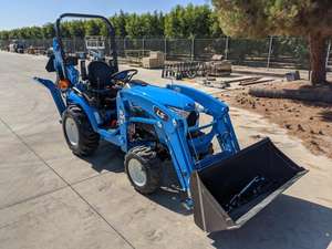LS Tractor MT225S Utility Tractor With Backhoe Loader 4 <b>Wheel</b> Drive Diesel Machine For Farm And Construction - Product Image 4