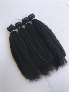 100% visón camboyano templo indio virgen 22 ''extensiones de cabello humano recto rizado trama de máquina doble dibujo único de alta calidad - Product Image 3