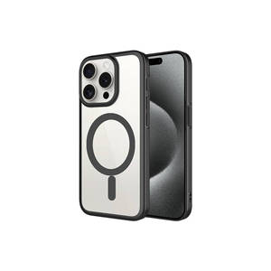 Coque de protection mate en PC rigide compatible MagSafe Netzy pour iPhone 15 Pro Max avec recharge sans fil - Product Image 1