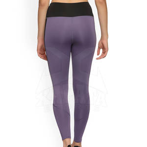 Leggings de Yoga para Mujer de Alta Calidad Hechos a Medida, Transpirables, Hasta la Rodilla, de Spandex/Poliéster, Color Sólido, Cintura Elástica, para Fitness - Product Image 3