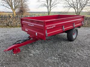 Remolque Agrícola Hidráulico de 2T -10T de la Mejor Calidad al por Mayor, Remolque de Carga para Tractor con Volquete de un Solo Eje, Económico - Product Image 5